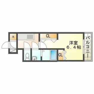 ブランTAT尼崎七松町I【204号室】の間取り