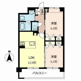N’s Pine Court【0203号室】の間取り