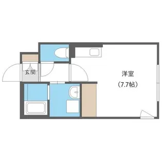 coffret西町北【4階】の間取り