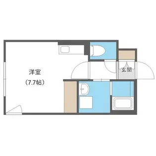 coffret西町北【1階】の間取り