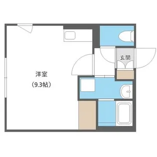 coffret西町北【1階】の間取り