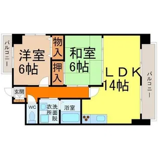 エスポワール金山【8階】の間取り