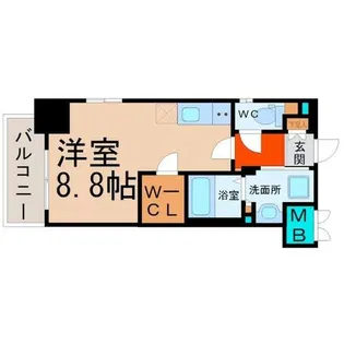 エステムプラザ名古屋丸の内【4階】の間取り
