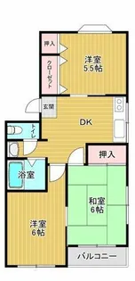 パークサンハイツ【2階】の間取り