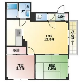 ティマル【4階】の間取り