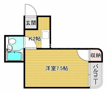 サンアビコ東マンション【4A号室】の間取り
