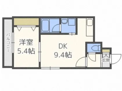 シャリテ元町【2階】の間取り