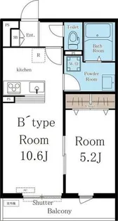 リブリ・サンルーチェ【1階】の間取り