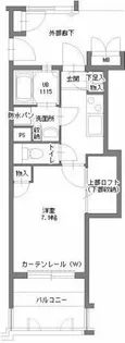 アクタス博多Vタワー【1204号室】の間取り