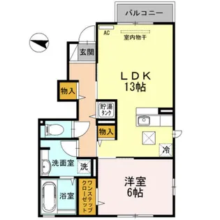 フォレスト フィールド【1階】の間取り