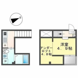 サンエイブリッジⅡ【105号室】の間取り