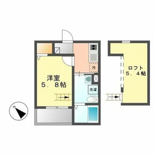 シャルム【105号室】の間取り