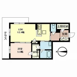 ルヴニール【0101号室】の間取り