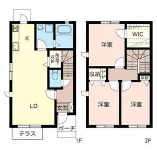 フォーシーズンズ宝ヶ池【C106号室】の間取り