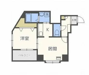 第10北海マンション【702号室】の間取り