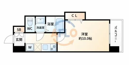 Luxe新大阪EASTⅡ【8階】の間取り