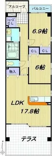 Aprecio【202号室】の間取り