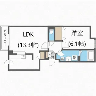 グレースコート【3階】の間取り