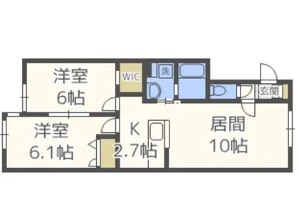 ルミエールForest【2階】の間取り