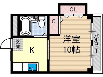 山崎第5マンション【2階】の間取り