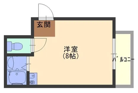 ジョイフル野里【1階】の間取り