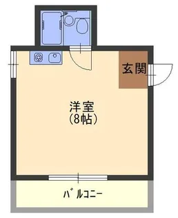 ジョイフル野里【3階】の間取り