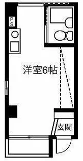 EAST COURT SHOMEIJI【302号室】の間取り
