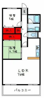 ビスタ緑ヶ丘【3階】の間取り