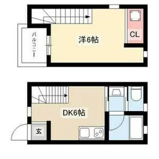ボンヌール川名【1階】の間取り
