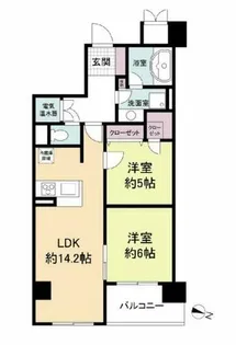 グレンパーク梅田北【3階】の間取り