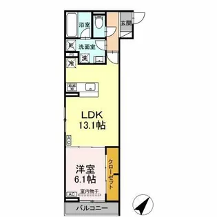 キクロス【3階】の間取り