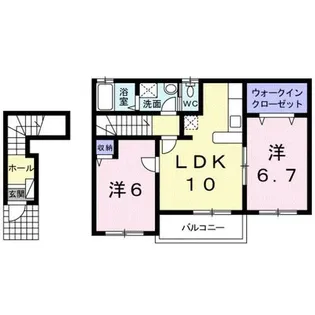 エレガンス【2階】の間取り