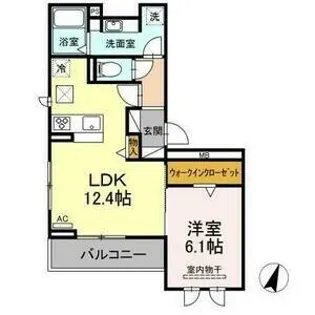 エクセレント弥富【3階】の間取り