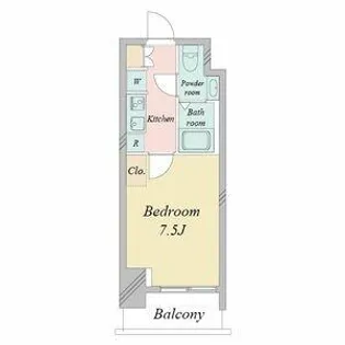 リヴシティ栄参番館【0703号室】の間取り