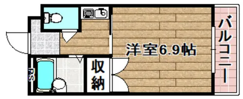 メゾンリヴェールⅡ【3階】の間取り