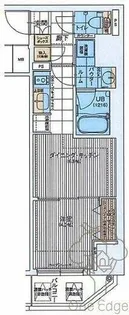 ファーストフィオーレ東梅田【6階】の間取り