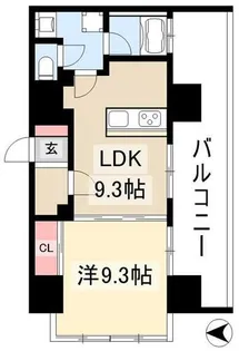 さくらHills NAGOYA WEST【4階】の間取り