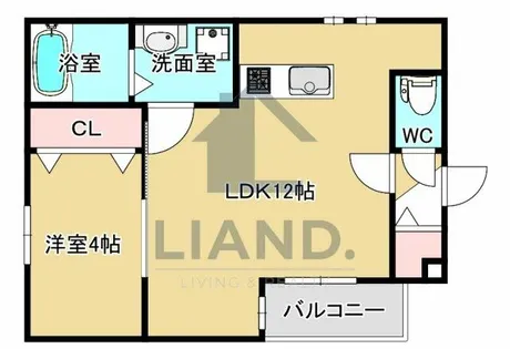 ベルデマールHK【2階】の間取り