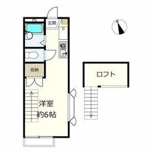 上条パレス【201号室】の間取り
