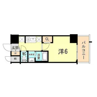 エステムコート神戸湊町【11階】の間取り
