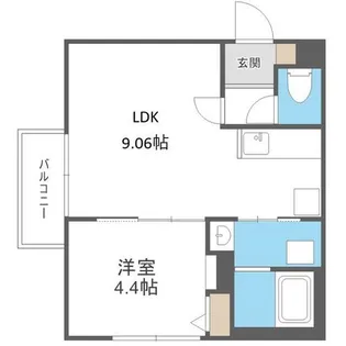 アイビル18【4階】の間取り