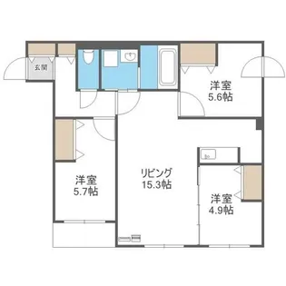 FRANZ TSUKISAMU KOEN【3階】の間取り
