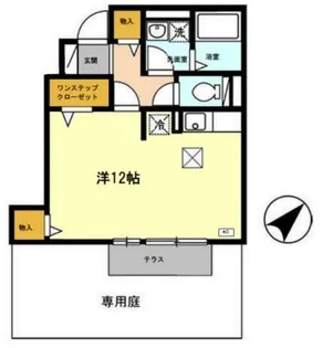 プリムールコート【1階】の間取り