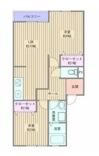 パストラル蒲田A・B【1階】の間取り