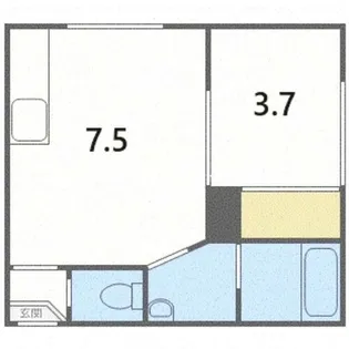 北海道札幌市西区発寒三条6丁目【アパート】の間取り