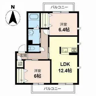 シャーメゾン シャローズ【0301号室】の間取り
