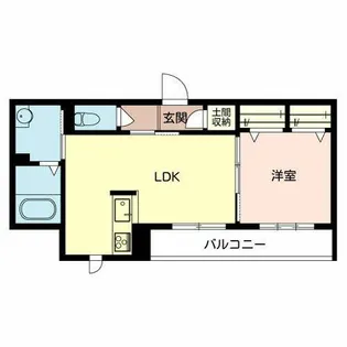 インペリアルFeプラス【0302号室】の間取り