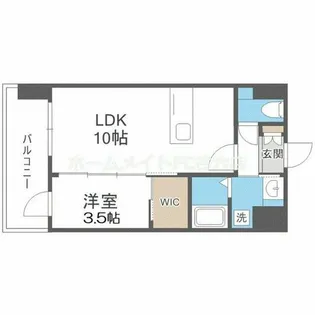 Alivis三国本町【2階】の間取り