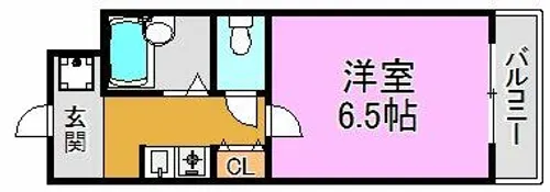 パトラK【2階】の間取り