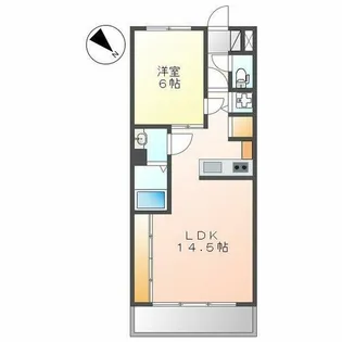 ニッセイディーセント金山【3階】の間取り